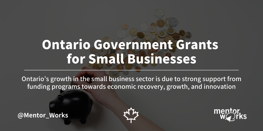 Ontario Government Grants for Small Business Mentor Works